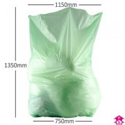 Biodegradable Wheelie bin liner 30/46" wide x 54" long x 100g BIOWHEELIE