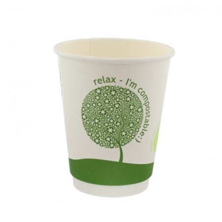 LEAF COMPOSTABLE DOUBLE WALL CUPS