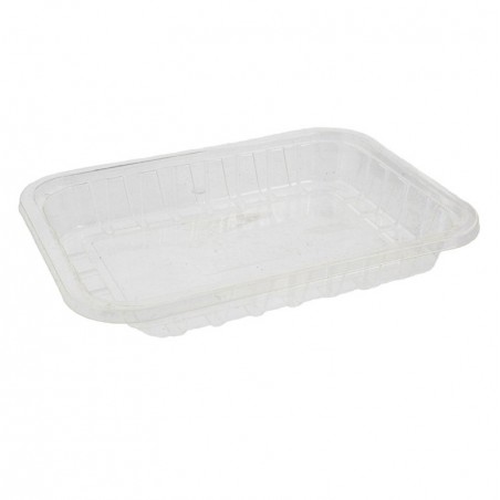 CLEAR COMPOSTABLE PLA TRAYS