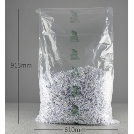 Biodegradable Bag 24" wide x 36" long x 150gauge 2436150BIO