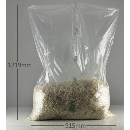 Biodegradable Bag 36" wide x 48" long x 150gauge 3648150BIO
