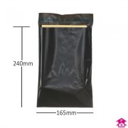 100% Recycled Mailing Bag 165mm x 240mm x 60 micron MAILBLKRC5